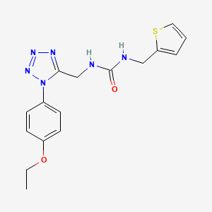 1-((1-(4-ethoxyphenyl)-1H-tetrazol-5-yl)methyl)-3-(thiophen-2-ylmethyl)urea