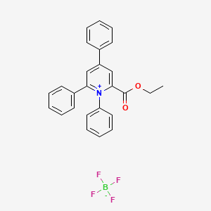 molecular formula C26H22BF4NO2 B2364622 2-(Ethoxycarbonyl)-1,4,6-triphenylpyridinium tetrafluoroborate CAS No. 80575-97-9
