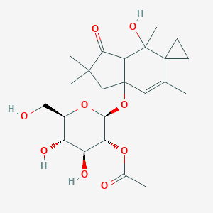 molecular formula C23H34O9 B236464 Hypolosidea CAS No. 125905-01-3