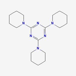 molecular formula C18H30N6 B2364650 2,4,6-三(哌啶-1-基)-1,3,5-三嗪 CAS No. 21254-74-0