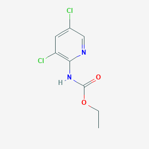 molecular formula C8H8Cl2N2O2 B2364658 ethyl N-(3,5-dichloropyridin-2-yl)carbamate CAS No. 380332-77-4