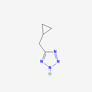 molecular formula C5H8N4 B2364674 5-(环丙甲基)-2H-四唑 CAS No. 1154383-91-1