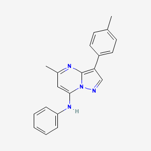 5-methyl-3-(4-methylphenyl)-N-phenylpyrazolo[1,5-a]pyrimidin-7-amine