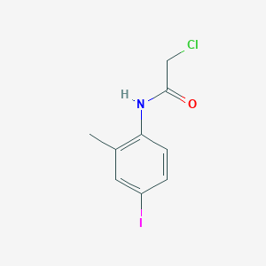 molecular formula C9H9ClINO B2364693 2-chloro-N-(4-iodo-2-methylphenyl)acetamide CAS No. 379255-47-7
