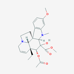 molecular formula C25H32N2O6 B023647 长春碱 CAS No. 2182-14-1