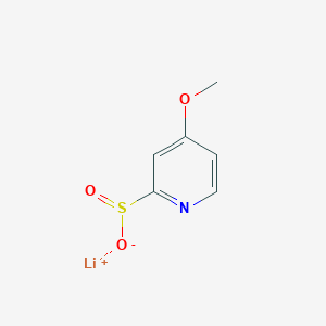 molecular formula C6H6LiNO3S B2364731 Lithium;4-methoxypyridine-2-sulfinate CAS No. 2247106-32-5