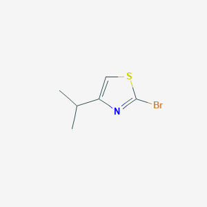 molecular formula C6H8BrNS B2364734 2-Bromo-4-isopropylthiazole CAS No. 1026598-63-9