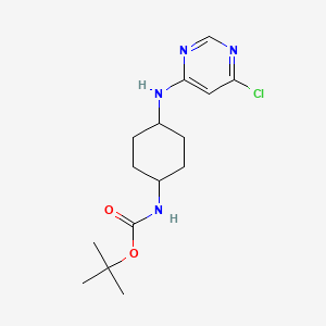 tert-Butyl (4-((6-chloropyrimidin-4-yl)amino)cyclohexyl)carbamate