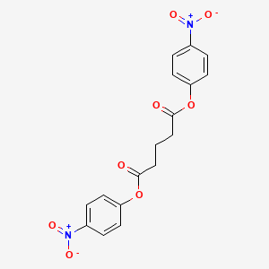 molecular formula C17H14N2O8 B2364774 双(4-硝基苯基)戊二酸酯 CAS No. 33109-59-0
