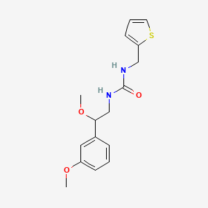 molecular formula C16H20N2O3S B2364786 1-(2-Methoxy-2-(3-methoxyphenyl)ethyl)-3-(thiophen-2-ylmethyl)urea CAS No. 1797900-06-1