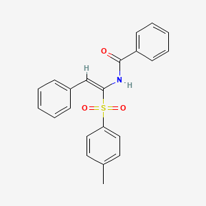 molecular formula C22H19NO3S B2364791 (Z)-N-(2-phenyl-1-tosylvinyl)benzamide CAS No. 1321743-42-3
