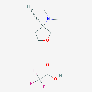 3-Ethynyl-N,N-dimethyloxolan-3-amine;2,2,2-trifluoroacetic acid