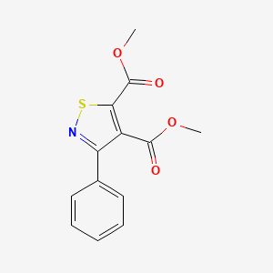molecular formula C13H11NO4S B2364794 Dimethyl 3-phenylisothiazole-4,5-dicarboxylate CAS No. 27545-53-5
