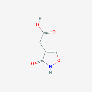 2-(3-Oxo-1,2-oxazol-4-yl)acetic acid