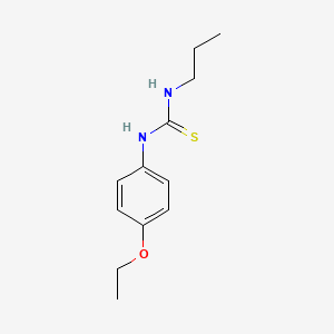 molecular formula C12H18N2OS B2364829 1-(4-Ethoxyphenyl)-3-propylthiourea CAS No. 431922-74-6