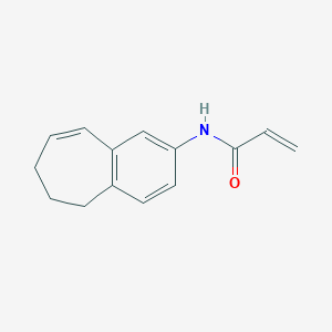 molecular formula C14H15NO B2364851 N-(8,9-Dihydro-7H-benzo[7]annulen-3-yl)prop-2-enamide CAS No. 2361642-14-8
