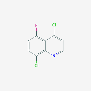 molecular formula C9H4Cl2FN B2364922 4,8-二氯-5-氟喹啉 CAS No. 1065093-06-2