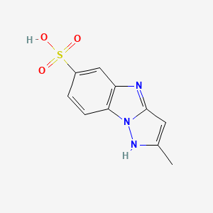 2-methyl-1H-pyrazolo[1,5-a]benzimidazole-6-sulfonic acid