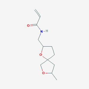 N-[(8-Methyl-1,7-dioxaspiro[4.4]nonan-2-yl)methyl]prop-2-enamide