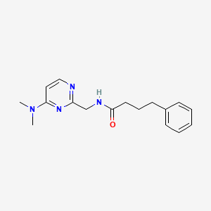 N-((4-(dimethylamino)pyrimidin-2-yl)methyl)-4-phenylbutanamide