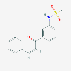 (Z)-N-(3-(3-(o-tolyl)acryloyl)phenyl)methanesulfonamide