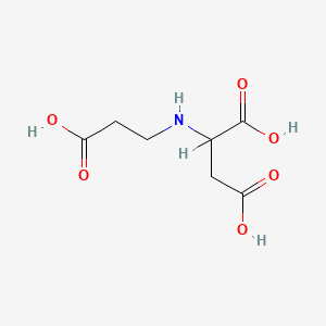 molecular formula C7H11NO6 B2365094 2-[(2-Carboxyethyl)amino]butanedioic acid CAS No. 153352-57-9