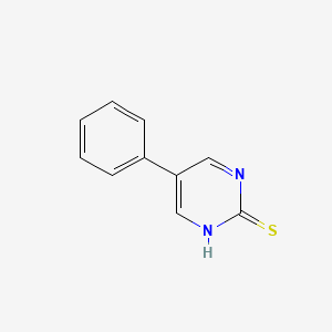 molecular formula C10H8N2S B2365131 5-Phenyl-2-pyrimidinethiol CAS No. 31408-19-2