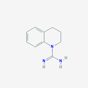 molecular formula C10H13N3 B2365182 1,2,3,4-Tetrahydroquinoline-1-carboximidamide CAS No. 764590-94-5