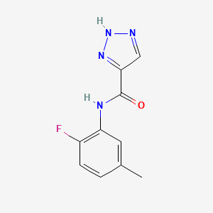 N-(2-fluoro-5-methylphenyl)-1H-1,2,3-triazole-5-carboxamide