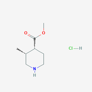molecular formula C8H16ClNO2 B2365193 顺式-3-甲基哌啶-4-甲酯盐酸盐 CAS No. 133567-10-9