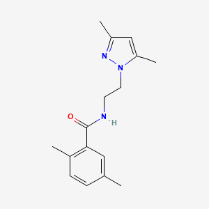 N-(2-(3,5-dimethyl-1H-pyrazol-1-yl)ethyl)-2,5-dimethylbenzamide