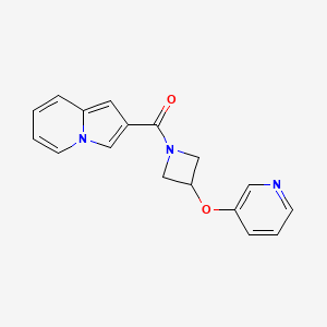 Indolizin-2-yl(3-(pyridin-3-yloxy)azetidin-1-yl)methanone