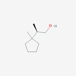 B2365361 (2R)-2-(1-Methylcyclopentyl)propan-1-ol CAS No. 2248188-57-8