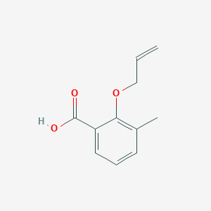 molecular formula C11H12O3 B2365363 2-(烯丙氧基)-3-甲基苯甲酸 CAS No. 145526-82-5