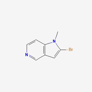 molecular formula C8H7BrN2 B2365425 2-溴-1-甲基吡咯并[3,2-c]吡啶 CAS No. 1368161-73-2