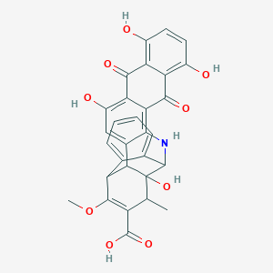 molecular formula C21H24N2O4S B236543 Dynemicin H CAS No. 129985-03-1