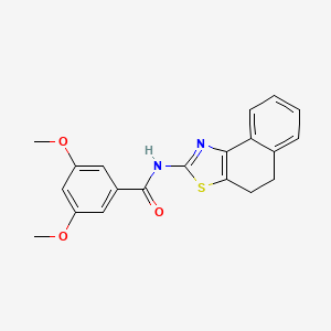 molecular formula C20H18N2O3S B2365451 N-(4,5-二氢萘并[1,2-d]噻唑-2-基)-3,5-二甲氧基苯甲酰胺 CAS No. 313405-09-3