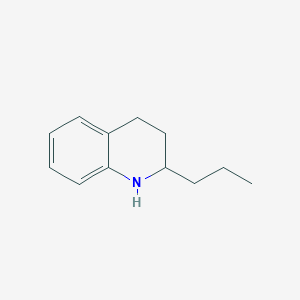 molecular formula C12H17N B2365470 2-丙基-1,2,3,4-四氢喹啉 CAS No. 76916-51-3