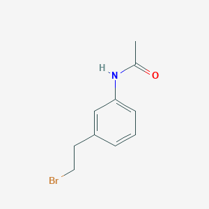 molecular formula C10H12BrNO B2365617 N-[3-(2-bromoethyl)phenyl]acetamide CAS No. 1021172-90-6