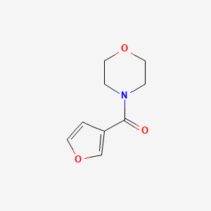 molecular formula C9H11NO3 B2365692 呋喃-3-基(吗啉基)甲苯酮 CAS No. 743420-69-1