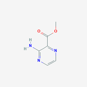 molecular formula C6H7N3O2 B023657 3-氨基吡嗪-2-甲酸甲酯 CAS No. 16298-03-6