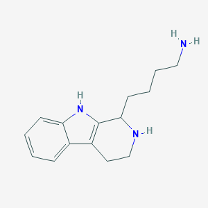 4-(2,3,4,9-tetrahydro-1H-pyrido[3,4-b]indol-1-yl)butan-1-amine