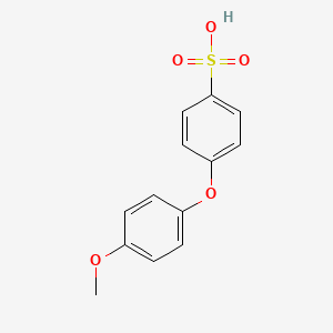 molecular formula C13H12O5S B2365701 4-(4-Methoxyphenoxy)benzenesulfonic acid CAS No. 609800-53-5