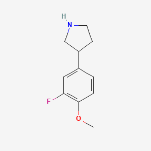 3-(3-Fluoro-4-methoxyphenyl)pyrrolidine