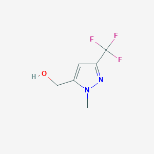 B2365785 (1-Methyl-3-(trifluoromethyl)-1H-pyrazol-5-yl)methanol CAS No. 949898-58-2