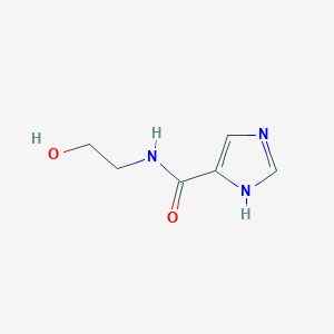 molecular formula C6H9N3O2 B2365813 N-(2-羟乙基)-1H-咪唑-5-甲酰胺 CAS No. 1493308-12-5