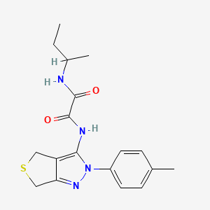 N1-(sec-butyl)-N2-(2-(p-tolyl)-4,6-dihydro-2H-thieno[3,4-c]pyrazol-3-yl)oxalamide