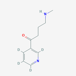 B023659 4-(Methylamino)-1-(3-pyridyl-d4)-1-butanone Dihydrochloride CAS No. 764661-23-6