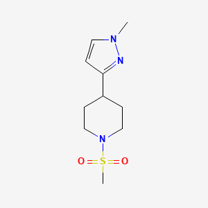 4-(1-methyl-1H-pyrazol-3-yl)-1-(methylsulfonyl)piperidine