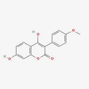 4,7-dihydroxy-3-(4-methoxyphenyl)-2H-chromen-2-one